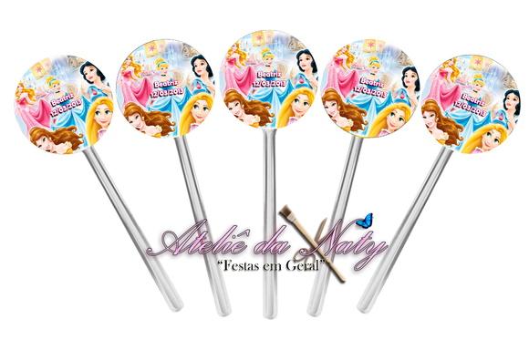 Toppers para Cupcake - Princesas