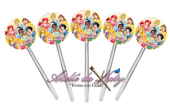 Toppers para Cupcake - Princesas