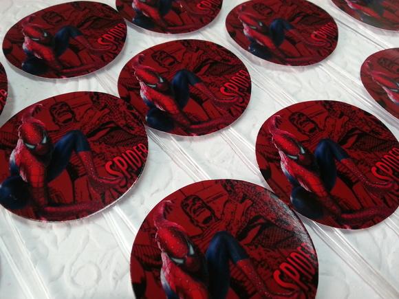 Toppers para Cupcake - Spiderman