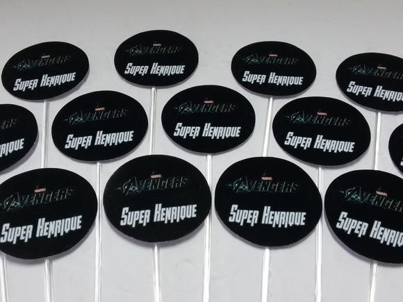 Toppers para Cupcake - Vingadores