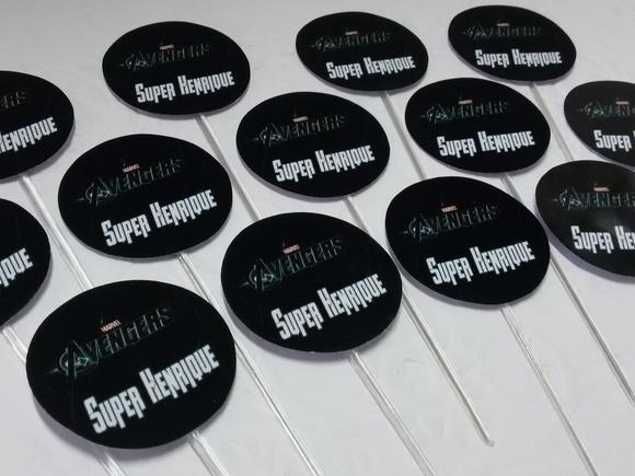 Toppers para Cupcake - Vingadores