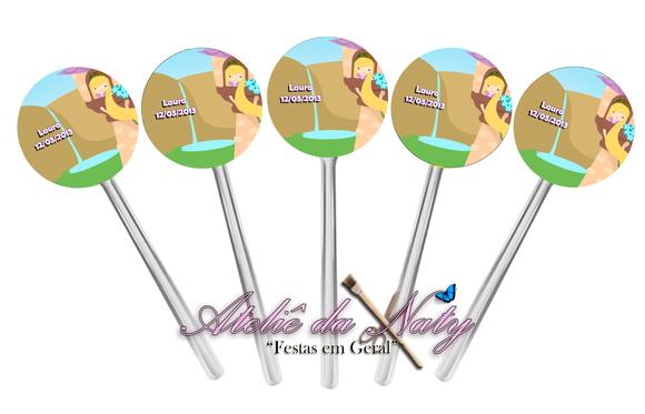 Toppers para Docinho - Enrolados