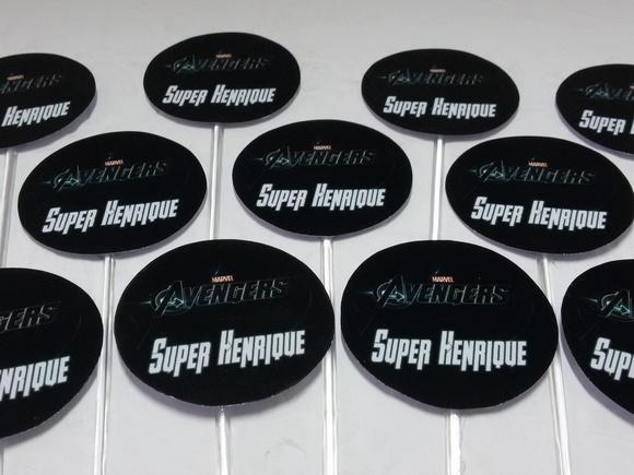Toppers para Cupcake - Vingadores