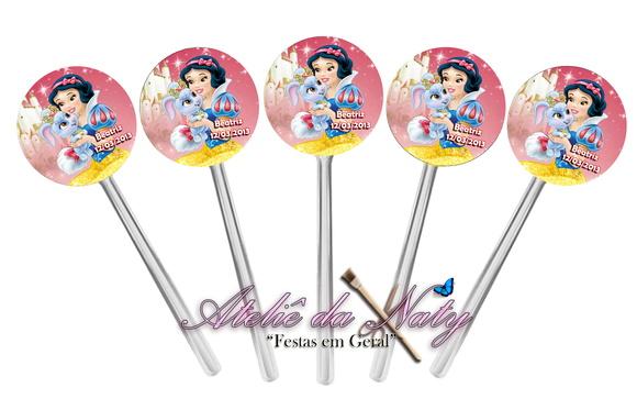Toppers para Docinho - Branca de Neve