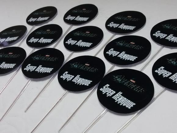 Toppers para Cupcake - Vingadores