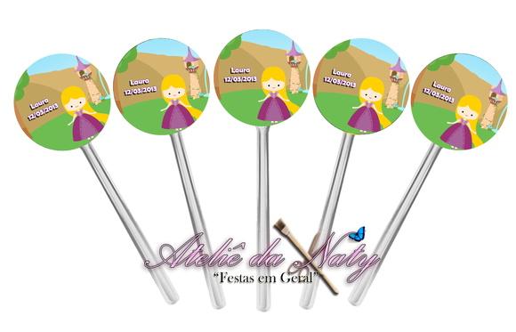 Toppers para Docinhos - Enrolados