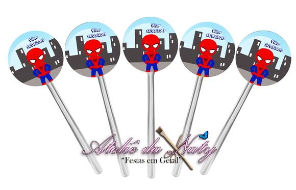 Toppers para Docinhos - Homem Aranha