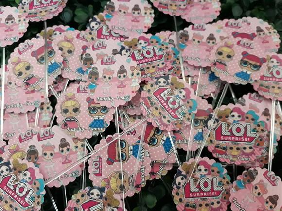 Toppers Para Docinhos - LOL Surprise!