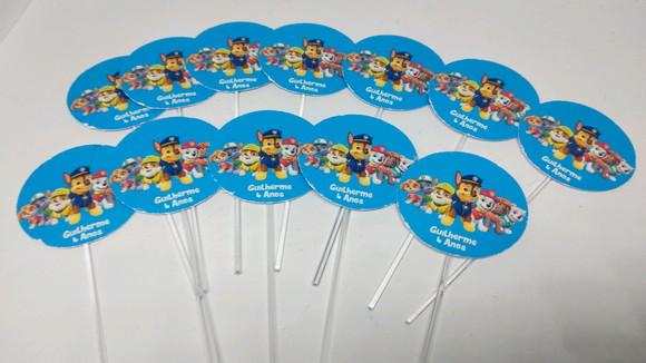 Toppers Para Docinhos - Patrulha Canina