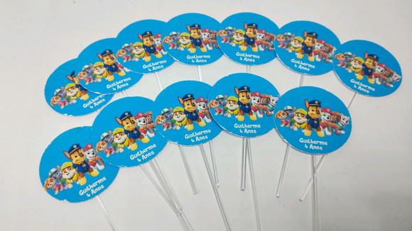 Toppers Para Docinhos - Patrulha Canina