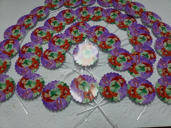 Toppers Para Docinhos - Pequena Sereia