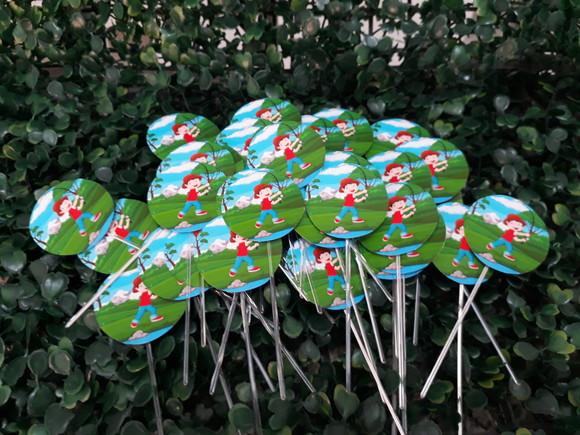 Toppers Para Docinhos - Pescaria