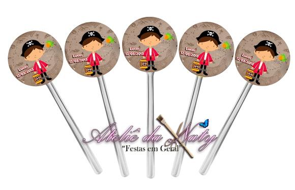 Toppers para Docinhos - Piratas