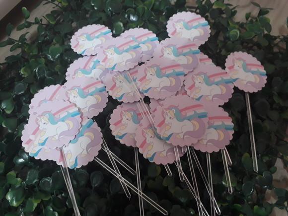 Toppers Para Docinhos - Unicórnio