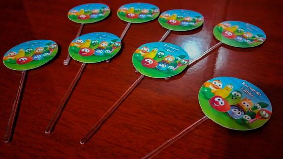 Toppers Para Docinhos - Vegetais