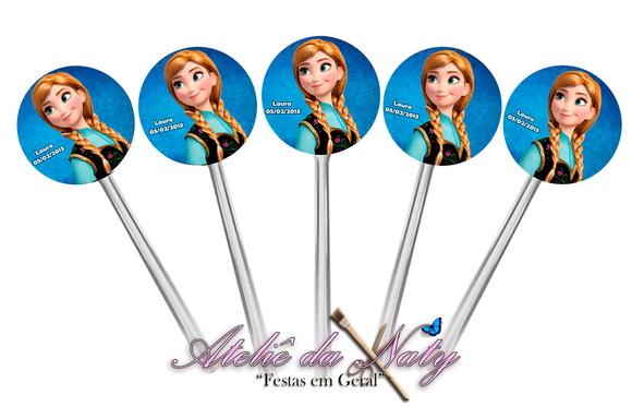 Toppers Para vasinhos 6 cm- Frozen