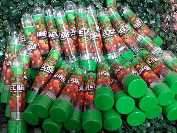 Tubete Personalizado - Minecraft