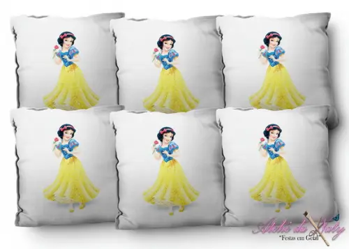 Almofada 15x15 - Branca de Neve