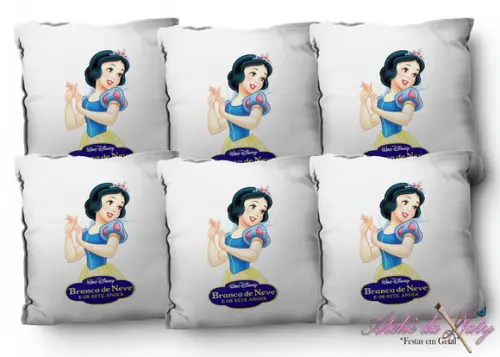 Almofada 15x15 - Branca de Neve