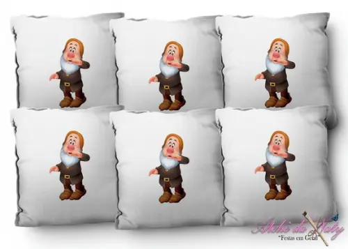 Almofada 15x15 - Branca de Neve