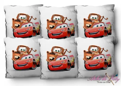 Almofada 15x15 - Carros
