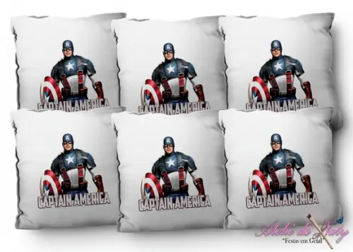 Almofada 15x15 - Capitão América