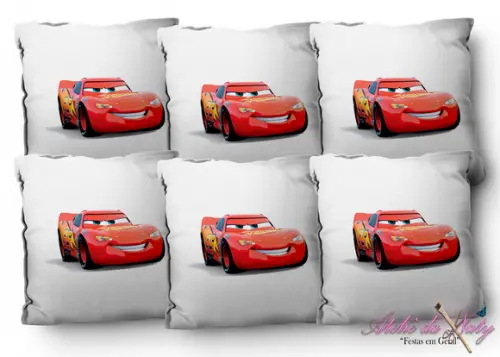 Almofada 15x15 - Carros