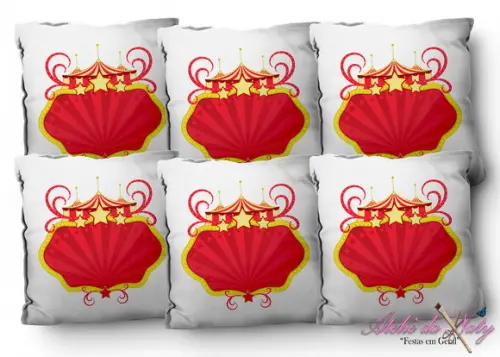 Almofada 15x15 - Circo