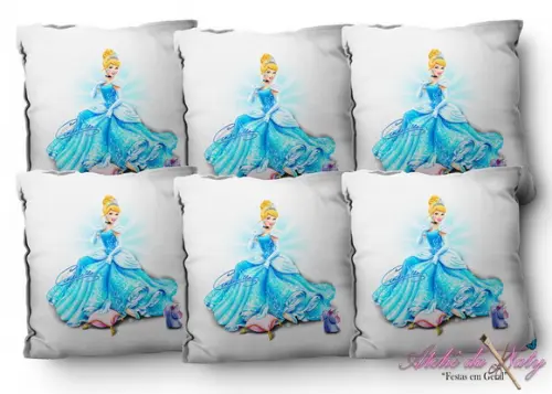 Almofada 15x15 - Cinderella