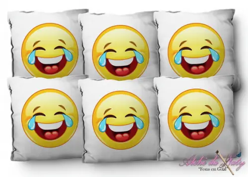 Almofada 15x15 - Emoji