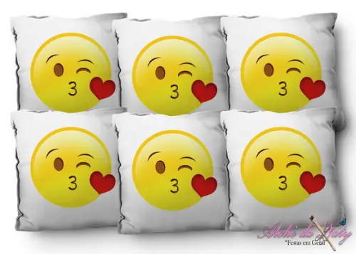 Almofada 15x15 - Emoji
