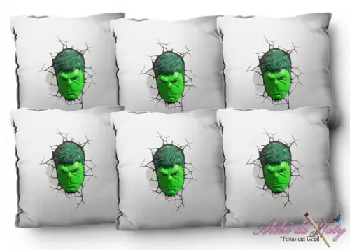 Almofada 15x15 - Hulk