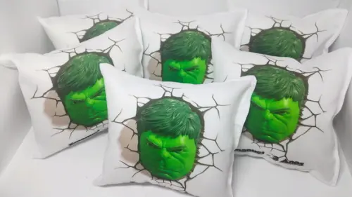 Almofada 15x15 - Hulk