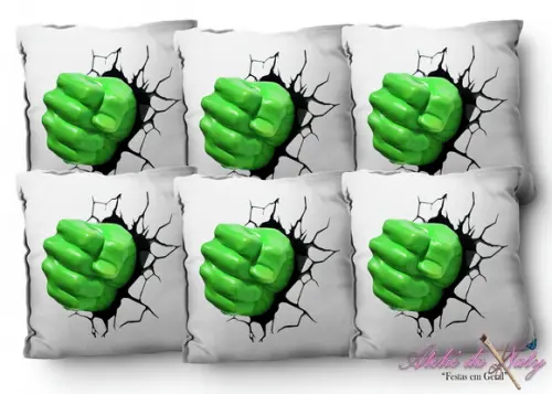 Almofada 15x15 - Hulk