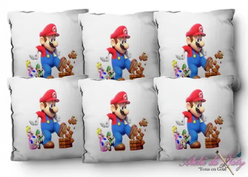 Almofada 15x15 - Mario Bros
