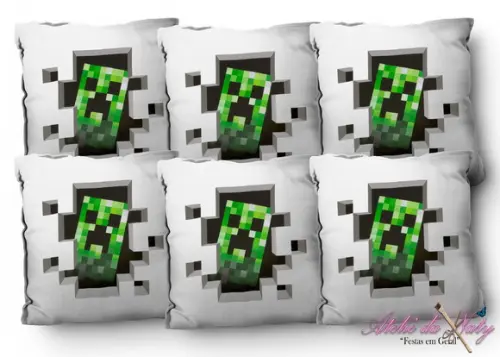 Almofada 15x15 - Minecraft