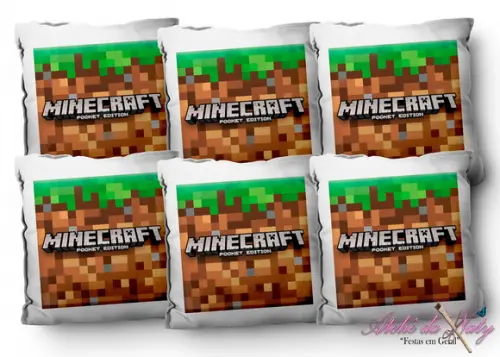 Almofada 15x15 - Minecraft