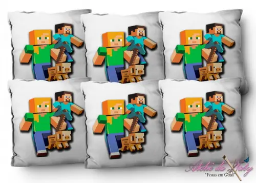 Almofada 15x15 - Minecraft