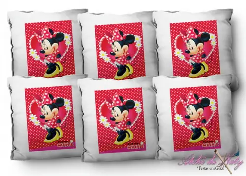 Almofada 15x15 - Minnie