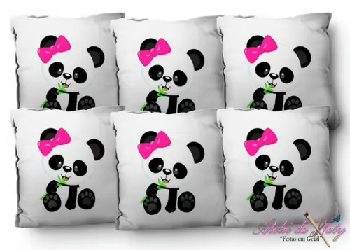 Almofada 15x15 - Pandinha