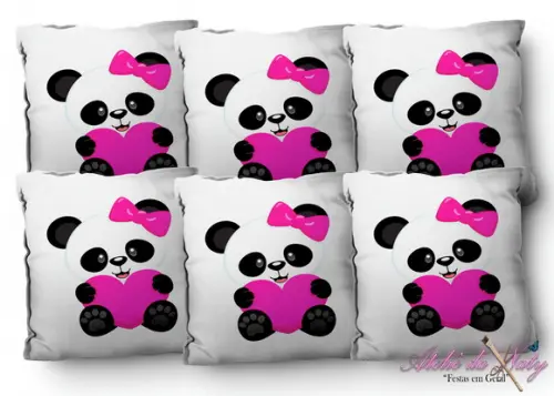 Almofada 15x15 - Pandinha