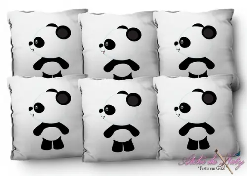 Almofada 15x15 - Pandinha