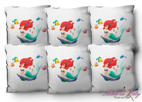 Almofada 15x15 - Pequena Sereia