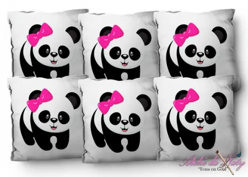 Almofada 15x15 - Pandinha