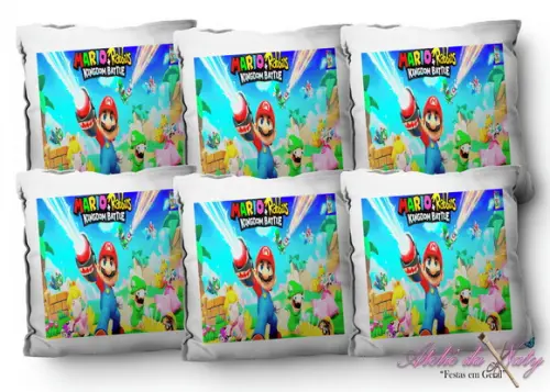Almofada 15x15 - Super Mario