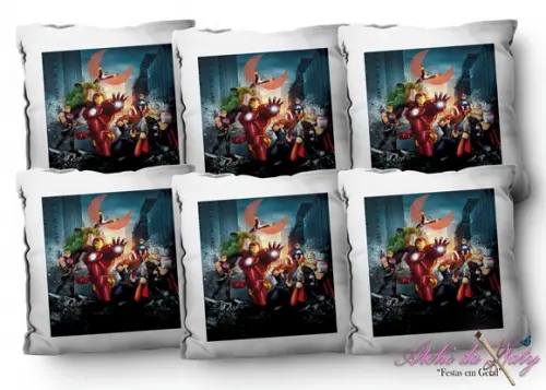 Almofada 15x15 - Vingadores