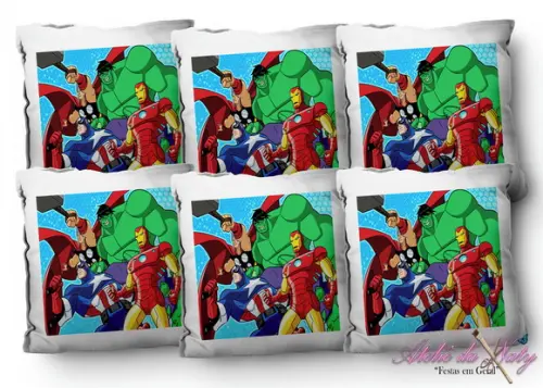 Almofada 15x15 - Vingadores