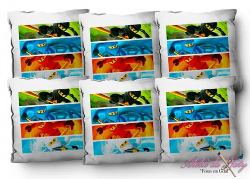 Almofada 15x15 -Ninjago