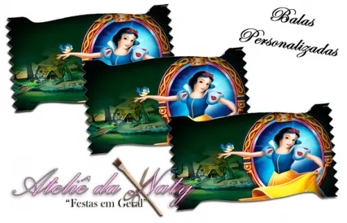 Bala Personalizada - Branca de Neve