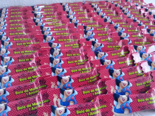 Bala Personalizada - Branca de Neve